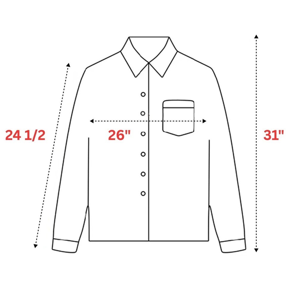 Chaps Dress Shirt Mens 17.5 34/35 Blue Check Essentials Wrinkle Free Regular Fit - Picture 9 of 9